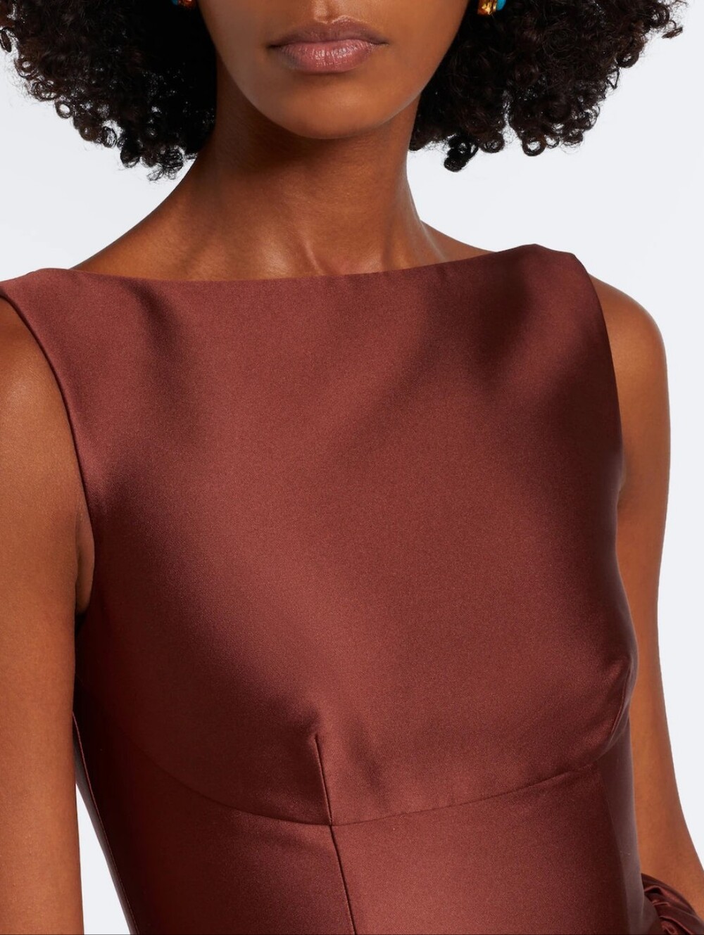 Roland Mouret Taffeta midi dress - Picture 2 of 10